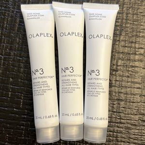 Olaplex No 3 set of 3 deluxe sample hair treatment strengthen hair new mini